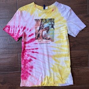 Jay Z and Notorious B.I.G tie dye t shirt